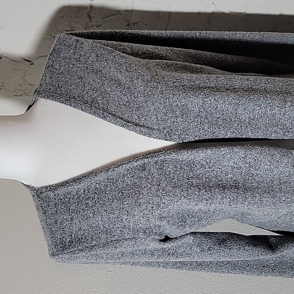 Love Ryan Cardigan Sweater Open Front Longline Duster Longsleeve Soft Gray M - Picture 4 of 10